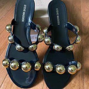 Steve Madden Chrishelle Black Multi Sz 9.0